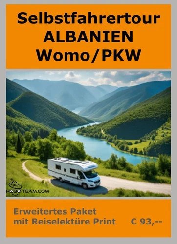 ALBANIEN - Wohnmobil-Selbstfahrertour - Tag für Tag Beschreibung + Tourenbuch