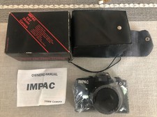 IMPAC 707 35MM Camera Black NEW VINTAGE Sealed Hipster Focus With Owners Manual