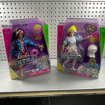Barbie Extra Puppe 13 und 2 das ist für 2 Barbie Extras nagelneu