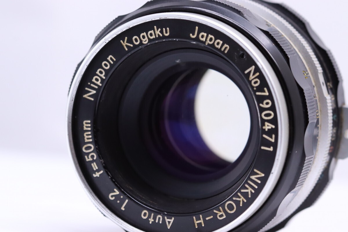 Near Mint】 Nikon NIKKOR-H Auto 50mm F2 non-Ai MF Lens