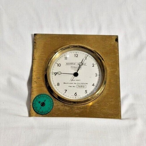 MARINE SHIPS CLOCK VINTAGE QUARTZ CHRONOMETER WEMPE 10057 eBay