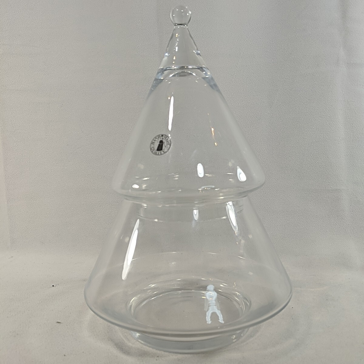 IKEA 2020 VINTER VINTERFEST Glass Jar Lid Clear Christmas Tree