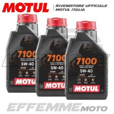 MOTUL 7100 5W40 MA2 100% SINTETICO 3 Litri olio motore 4T Moto Quad Atv Scooter