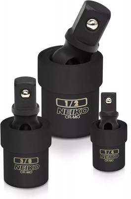 NEIKO 02486A Impact Universal Joint-Socket Swivel Set, Socket Extension Set Made