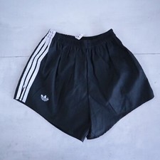 ADIDAS VENTEX VINTAGE SHORTS GLOSS SPRINTER COTTON SHINY PANTS RETRO SIZE 3
