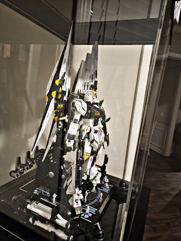 BANDAI METAL STRUCTURE Kaitai Shoki RX-93 ν Gundam N Gundam W/2 Set Fin ...