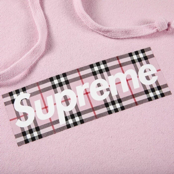 Supreme x Burberry Box Logo Hoodie Pink - Size S | eBay Supreme x Burberry Box Logo Hoodie Pink - Size S | eBay