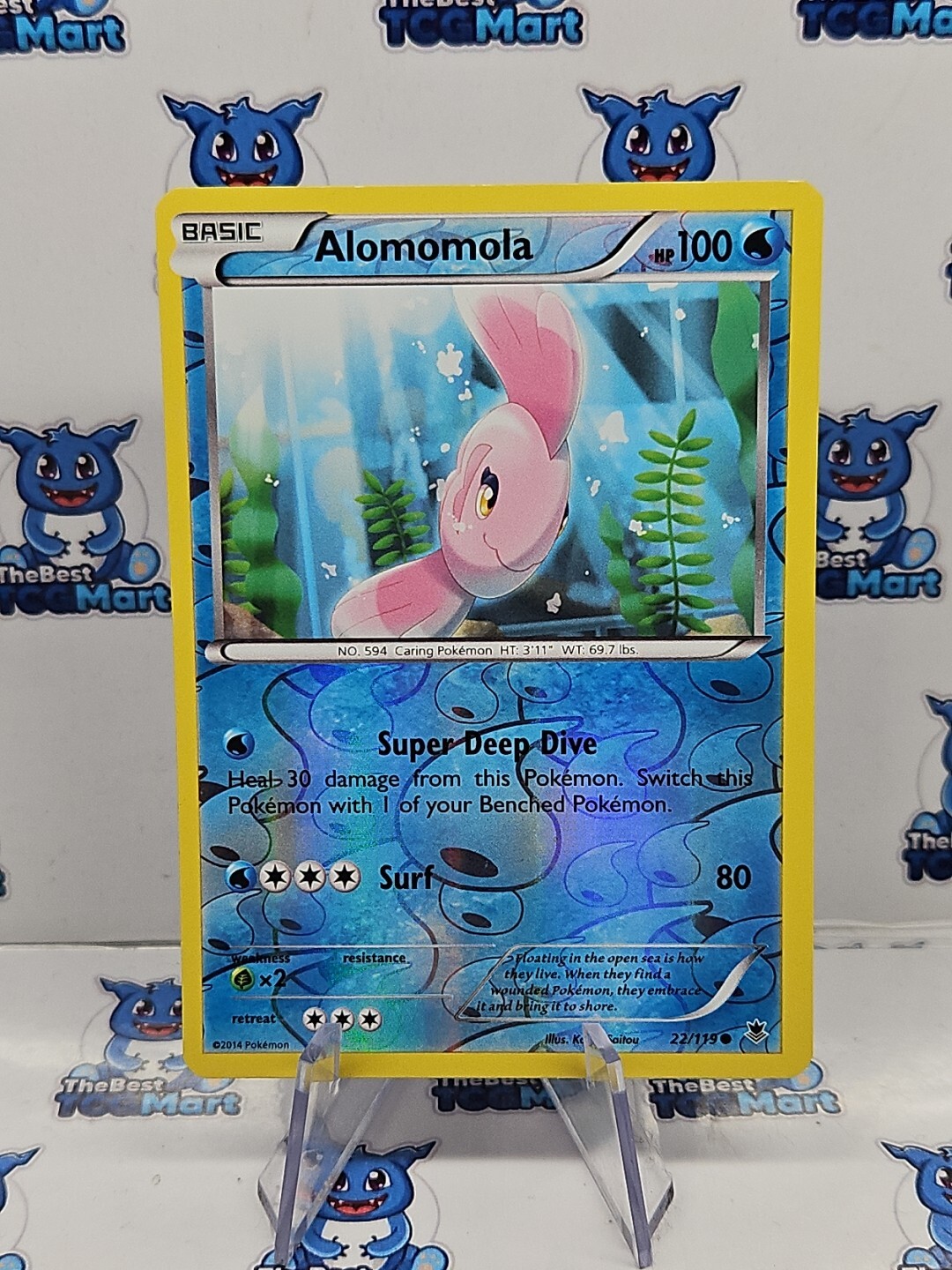 Pokémon Alomomola Phantom Forces 22/119 Reverse Holo LP