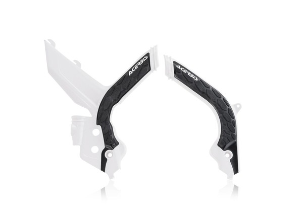 Acerbis X-Grip Rahmenprotektoren Schutz Weiß Schwarz FüR Ktm EXC-F 500 2020-2023-image