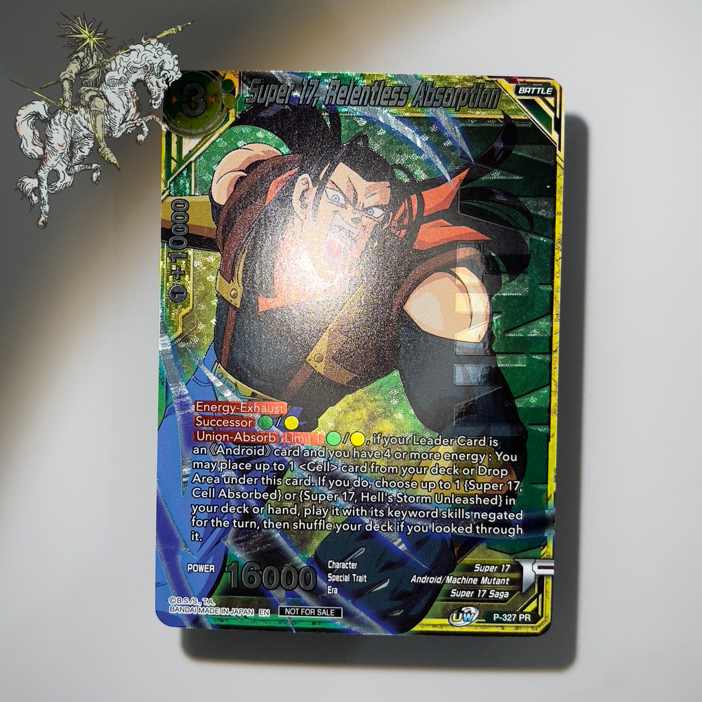 Winner Stamp - Super 17, Relentless Absorption - P-327 Dragon Ball Card Game