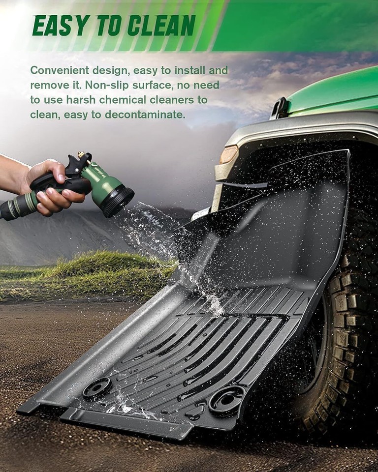 Floor Mat Liners For 2019 2020 20212024 Chevrolet Silverado 1500 Crew