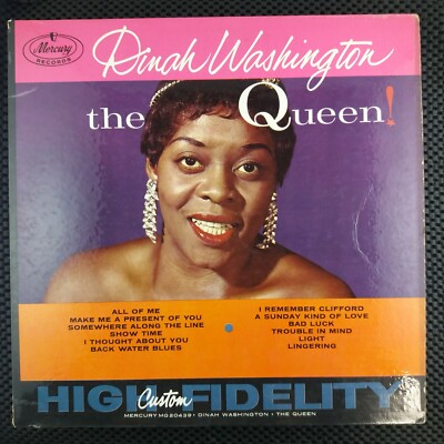JACKET ONLY NO ALBUM Dinah Washington   The Queen
