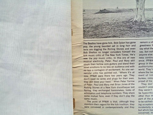 Peter Paul & Mary: See What Tomorrow Brings 1968 "W7" Reissue Pitman Pressing VG - Picture 4 of 12