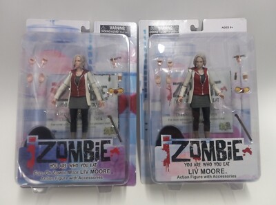 Diamond Select Toys iZombie Liv Moore & Full On Zombie Mode Action Figure Bundle