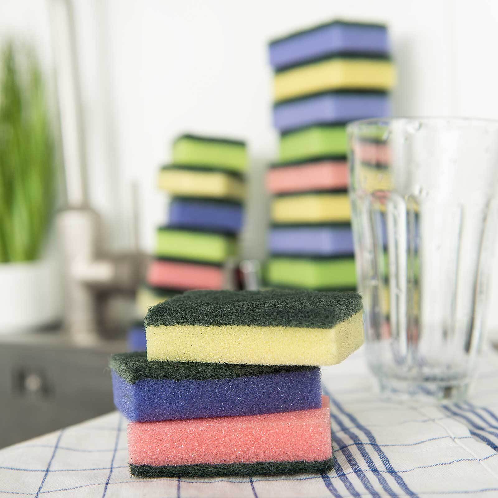 Stahlschwamm Set 10 Stück - Spülmaschinenfest Für Pfannen, Töpfe & Ceranfeld