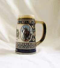 1987 Anheuser-Busch Budweiser HORSEHEAD Stein~#CS76~Clydesdales~Ceramarte