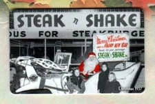 STEAK 'N SHAKE Christmas 1937, Santa 2011 Gift Card ( $0 ) 