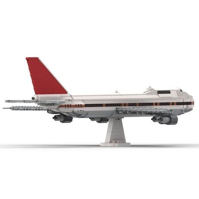 Mocs Bricks Sets 747-200 Series Airplane Passenger Aircraft 1546 Toys Kits