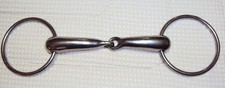STUBBEN O-Ring Snaffle Bit - Stainless Steel - 5 1/2" - GREAT