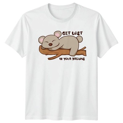 Get Lost In Your Dreams T-Shirt Koala Tiere Geburtstag Geschenk für Sie und Ihn