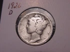 1926-D MERCURY DIME POPULAR DATE SHIPS FREE