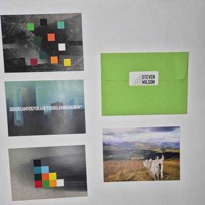 STEVEN WILSON | THE HARMONY CODEX | PREORDER POSTCARDS | RARE