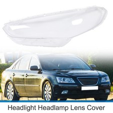 1 Pcs Car Front Left Headlight Lens Cover for Hyundai Sonata 2018-2019 PC Clear