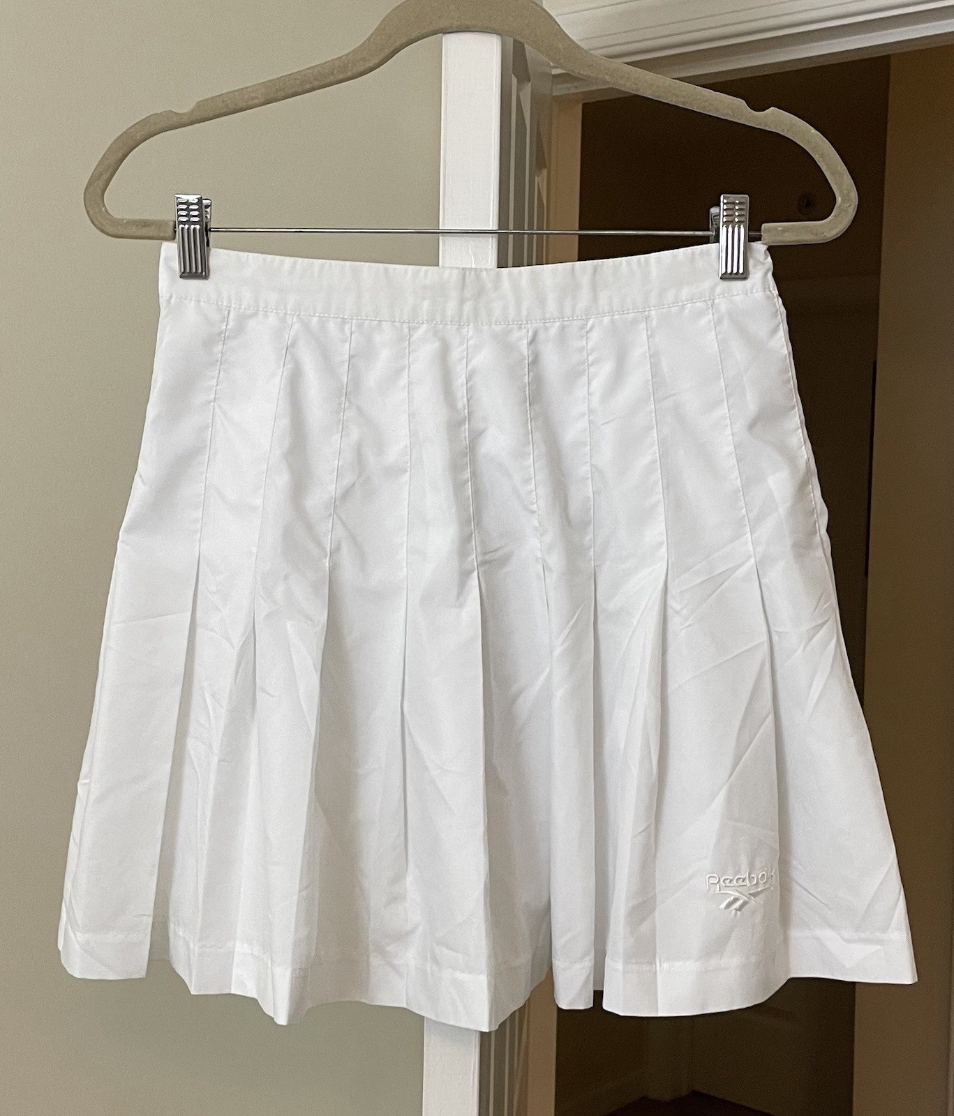 Reebok Pleated Skirt White Tennis Athletic Vintage 90's y2k Women's 12 Large