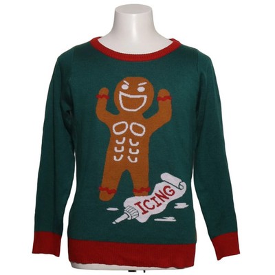 Tipsyelves, Weihnachtspullover, Größe: M, Grün/Rot/Mehrfarbig, Acryl #Imi