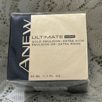 Avon Anew Ultimate Night Cream Gold Emulsion 1.7oz New Sealed