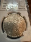 1887 S Morgan Silver Dollar NGC AU55