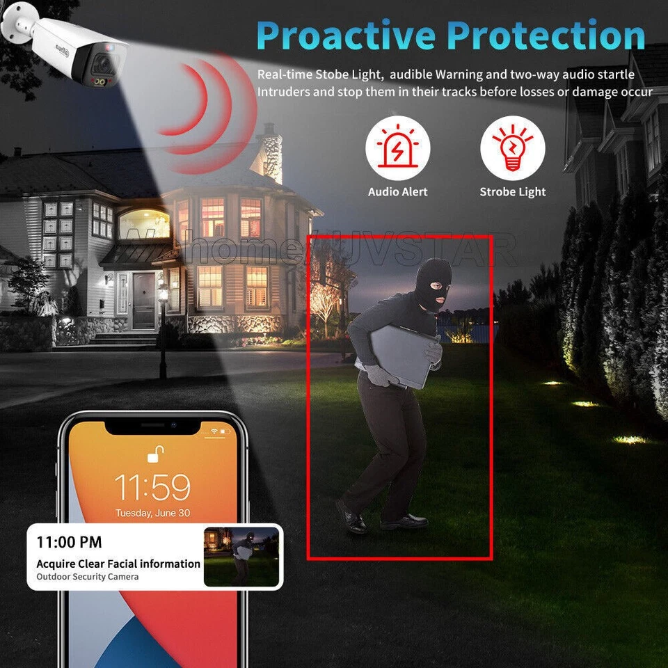 Dahua IPC-HFW3849T1-ZAS-PV 8MP 5x Zoom Full-Color 2-Way Talk TiOC2.0 PoE Camera - Image 4 of 4