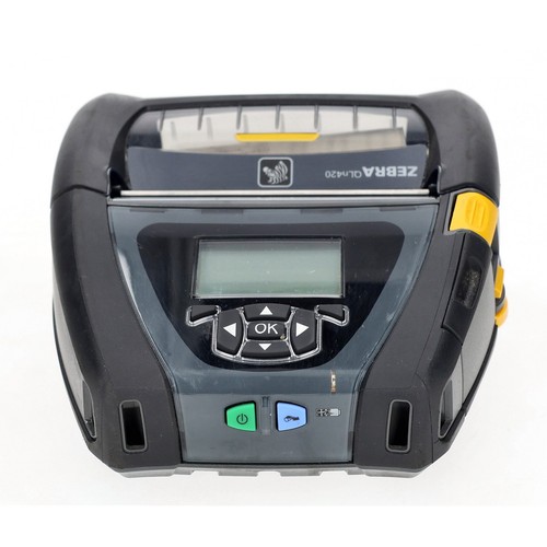 Zebra QLn420 Portable Bluetooth Thermal Label Printer with Battery & AC Adapter