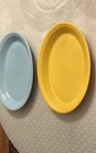 New FiestaWare Fiesta Large Oval Platter 14X10: Marigold or Sky Blue