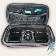 Wireless Lavalier Microphone System UHF Transmitter with Receiver for Phone DSLR