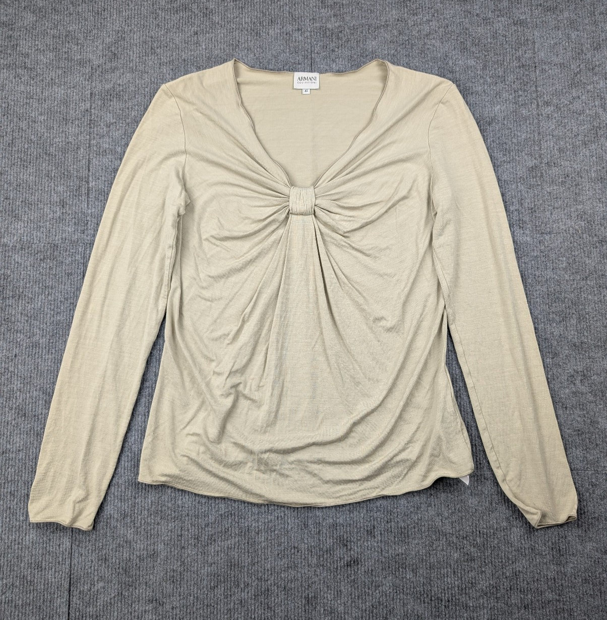 Armani Collezioni Blouse Womens 6 Quiet Luxury Old Money Timeless Capsule Career