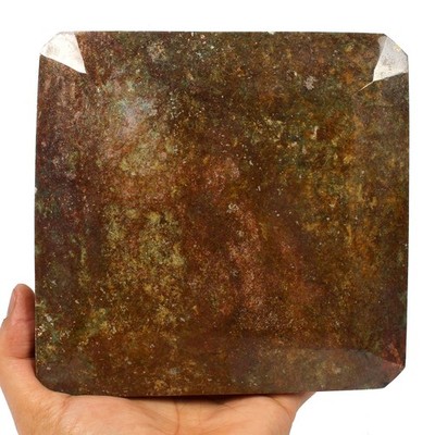 3.1 Kilo Natural Ruby Zoisite Untreated Earth Mined Octagon Cut Large Gemstone