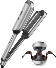 Curling Iron Hair Crimper Waver -Beach Waves Curling Wand, Ionic Deep