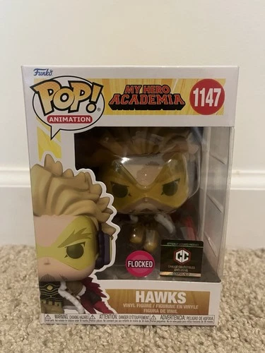 Funko Pop! Vinyl: My Hero Academia - Hawks (Flocked) - (CCI) (Exclusive) #1147