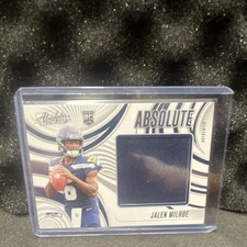 2025 Panini Absolute Jalen Milroe RC Rookie Memorabilia Absolute Jumbos AJ-JME
