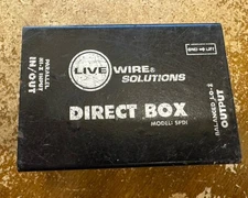 Live Wire Solutions SPDI DIRECT BOX Passive Switchable Hi-Z Input to LO-Z Output