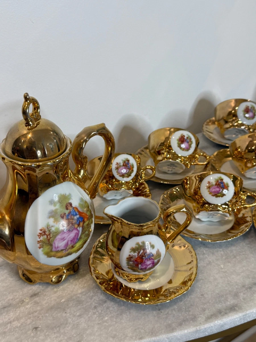 SUISSE LANGENTHAL Théière, sucrier et crémier en porcelaine (Gebraucht