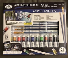 Royal Langnickel ACRYLIC Art Instructor 2-Project AIS-104 Set