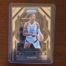 Panini 2025 Prizm WNBA Fearless #3 A'ja Wilson Las Vegas Aces