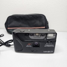 VTG Minolta Freedom Autodate S II 35mm Film Camera Tested, Working Point Shoot