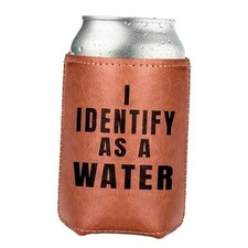 Leather Can Cooler for Men 12oz - Fathers Day Father Gifts for Yellow Leather