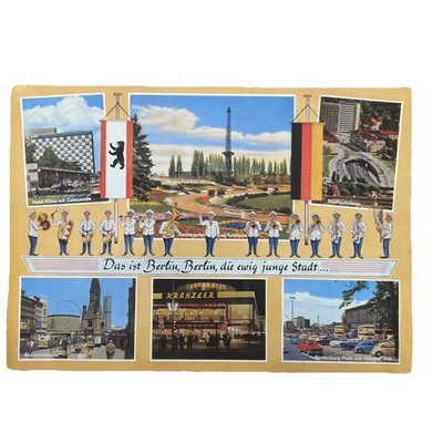 Postkarte AK Berlin Mehrbild Cafe Kranzler Ungelaufen Ansichtskarte