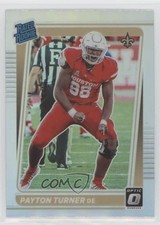 2021 Panini Donruss Rated Rookie Optic Holo Preview Payton Turner #P-342 1u6