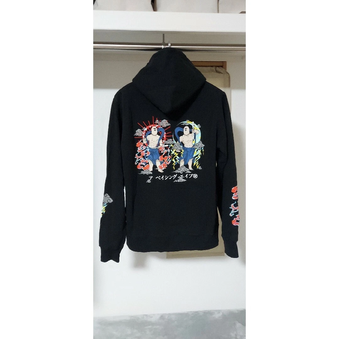 A BATHING APE (BAPE) Parka Bape A Basing Ape Un XL nero usat raroione edizione limi