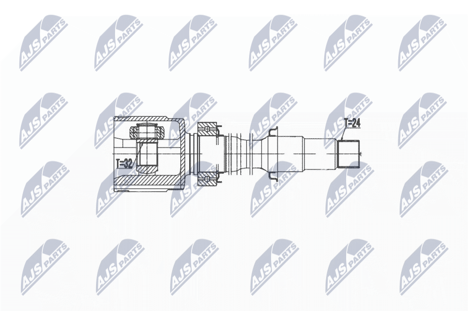 N.T.Y. NPW-TY-084.NTY Joint Kit, drive shaft for TOYOTA - Image 9